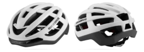 Casco Ciclismo Rockbros Modelo Hc58 Cierre Magnetico Blanco L