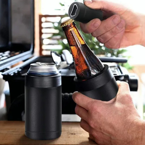 Aisladores Dobles Para Botellas De Cerveza De 12 Oz De Acero