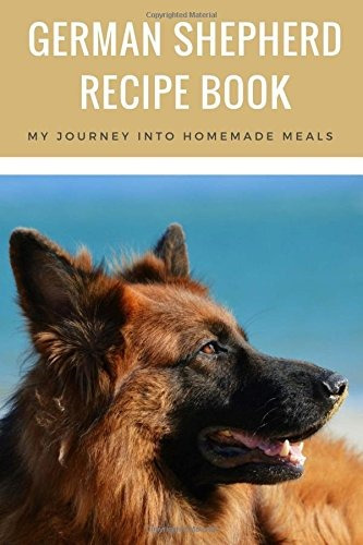 German Shepherd | Blank Recipe Book With 50 Recipe Record Pa