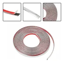 Comprar Moldura Cromada 12mm Adhesiva Decorativa Auto Tuning 15m