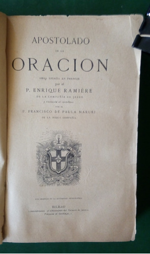 Apostolado De La Oración . P. Enrique Ramiére