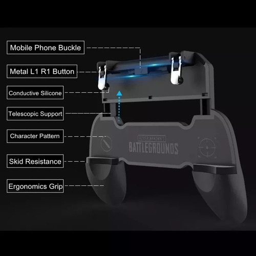 4 Pzs Gamepad Control Celular Gatillos Smartphone Free Call