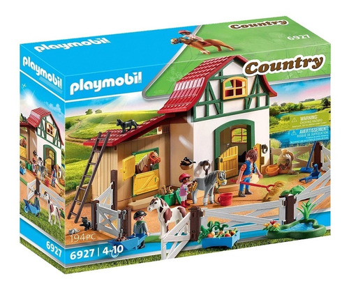 Granja De Ponys Playmobil Con Animales Y Accesorios - 6927