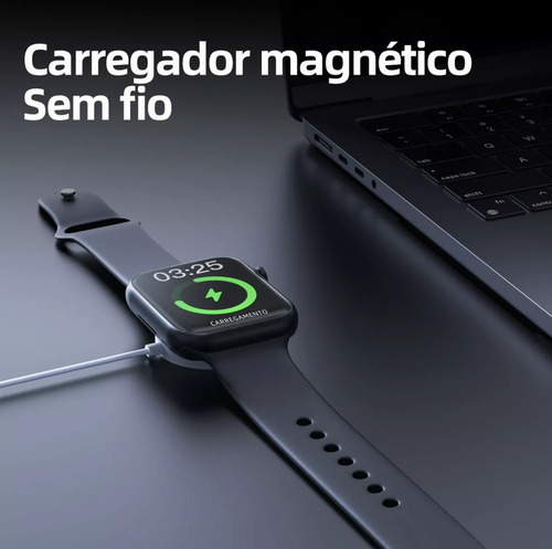 Smartwatch X Pro: Estilo E Tecnologia Para Todos Os Usos Preto Silicone Preto Preto