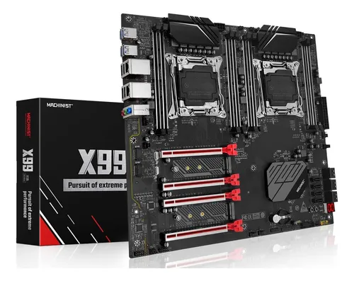 comprar Machinista X99 Dual Cpu Plotardboard, Intel Gen) Lga 2011-v3
