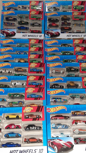 Set 10 Autitos Hot Wheels. Nuevos Y Originales. Metálicos.