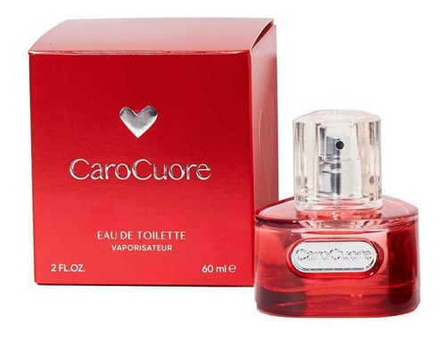 Perfume Mujer Caro Cuore Original Rojo Edt X 60 Ml
