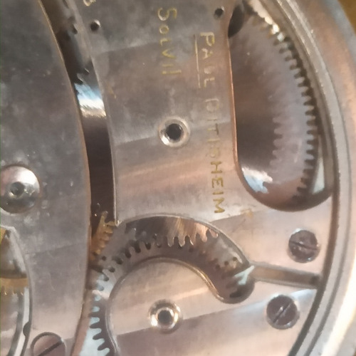 Reloj De Bolsillo Antiguo Solvil Paul Ditisheim Funcionando (Usado)