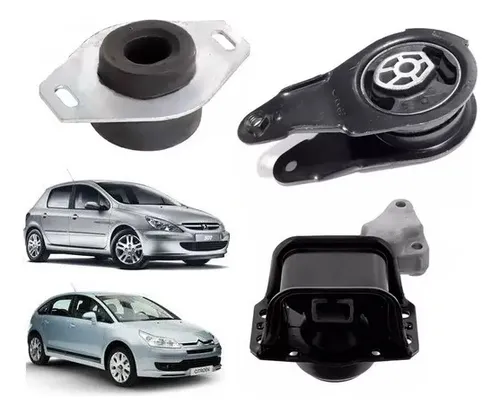 3 Coxim Motor E Câmbio Peugeot 307 2.0 16v / Citroen C4 2.0 3 Coxim Motor E Câmbio Peugeot 307 2.0 16v / Citroen C4 2.0