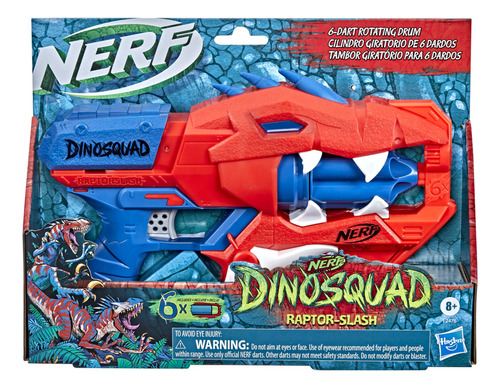 Pistola Nerf Dinosquad Raptor Slash Universo Binario