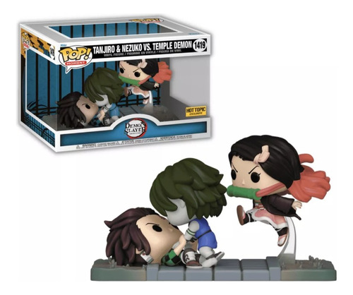 Tanjiro Y Nezuko Vs Temple Demon Funko Pop Demon Slayer 1419