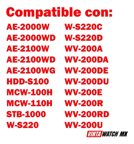 2 Correas Para Casio Ae2000 Ae-2000 Ae-2000w Ae-2000wd
