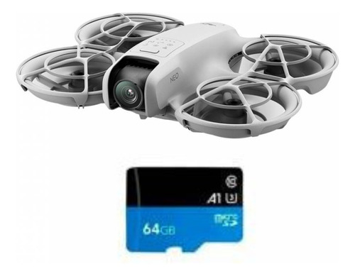 Dji Neo Drone e cartão de memória 64gb cor cinza