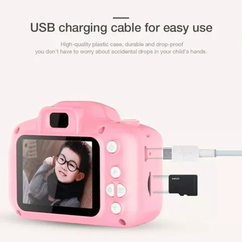 Mini Cámara Digital Foto Video Full Hd Juguete Niños Usb