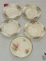 Comprar Antiguos Platos Ingleses De Tazas De Té X 5 Bellos