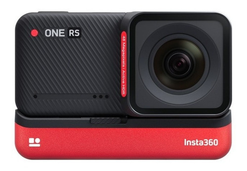 Câmera De Vídeo Insta360 One Rs Edition 4k Preta E Vermelha