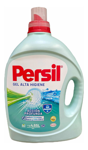 Pack 2x Detergente Ropa Telas Persil Gel Alta Higiene 4.65 L
