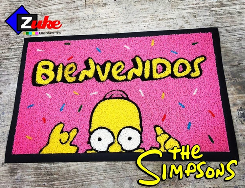 Los Simpsons Tapete De Entrada 81cm X 51cm