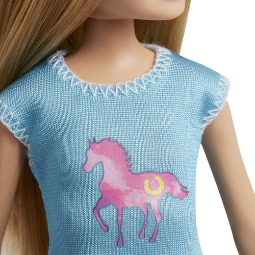 Muñeca Barbie Clases De Equitacion Diversión Con Caballos