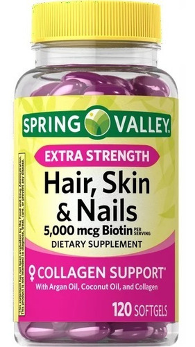 Hair, Skin & Nails 5,000 Biotin - Unidad a $632