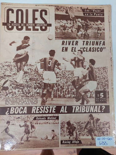 Revista Goles 638 18/10/1960