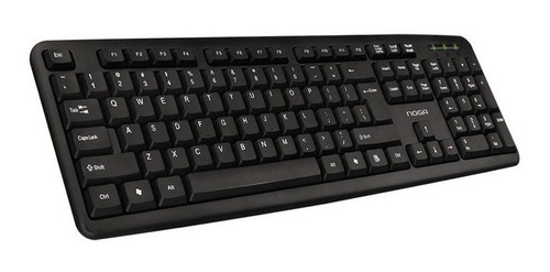 Teclado Usb Ergonomico Pc Notebook Oficina Qwerty Español Garantia Oficial