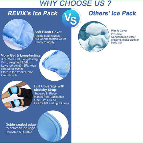Gel Caliente Y Frío Compresa Rodilla Padsice Compresión Cale