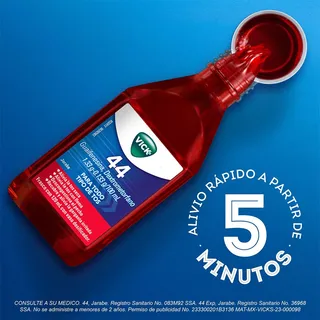 Jarabe Vick 44 Exp Infantil Sabor Cereza, 120 Ml