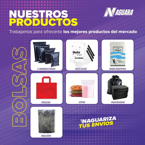 Imagen 9 de 11 de Bolsas Zipper 25x35 Cierre Hermetico 60 Micrones X100