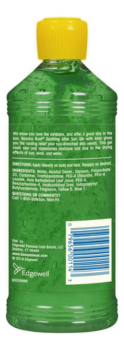 Gel Post Solar Banana Boat Con Aloe Vera 473ml - Humectante Refrescante Para Piel Irritada Por El Sol - Alivio De Ardor Y Resequedad - Hidratación Profunda post Playa Piscina o exposición al Sol