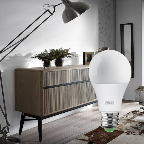 Pack De 3 Focos Led Aksi 7w Eco A19 Base E27 Luz Blanca