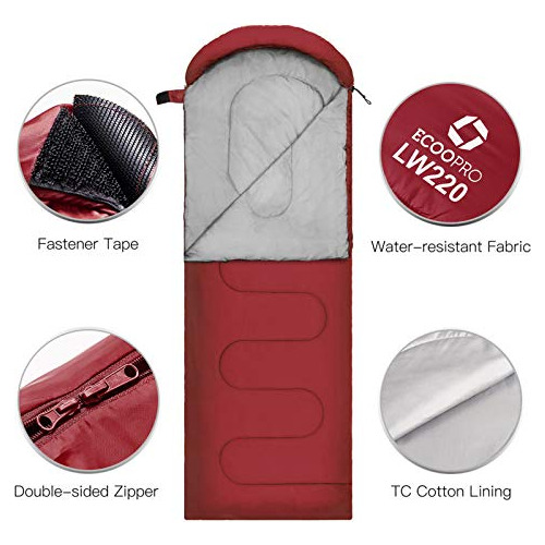 Warm Weather Sleeping Bag - Portable, Waterproof, Compa...