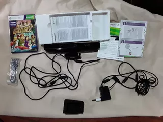 Sensor Kinect Xbox 360, Adaptador Y Juego Original Y Caja