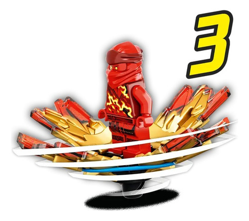 Kit Lego Ninjago Spinjitzu Explosivo Kai 70686 48 Piezas 3