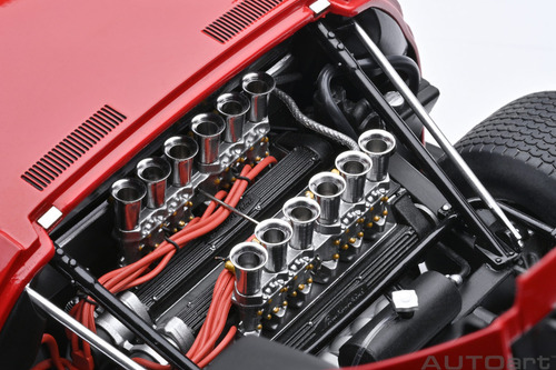 Lamborghini Miura Jota Svr Escala 1:18 Autoart 79171 Color Rojo