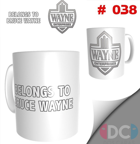 Imagen 1 de 2 de Taza Comics Bruce Wayne Enterprises Batman #038
