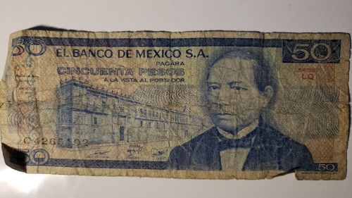 Billete De 20 Pesos 1981