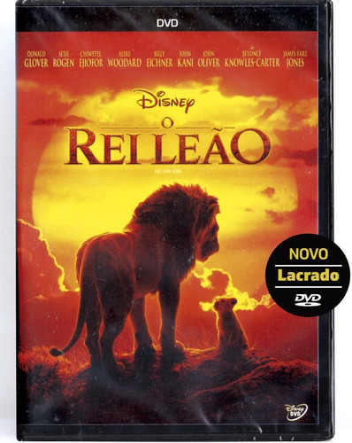 Dvd O Rei Leão - Disney Remake 2019 - Original Novo Lacrado