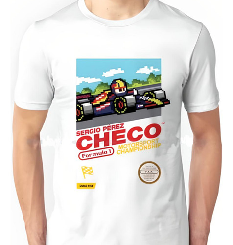Checo Perez En Nintendo En Playera Y Camiseta