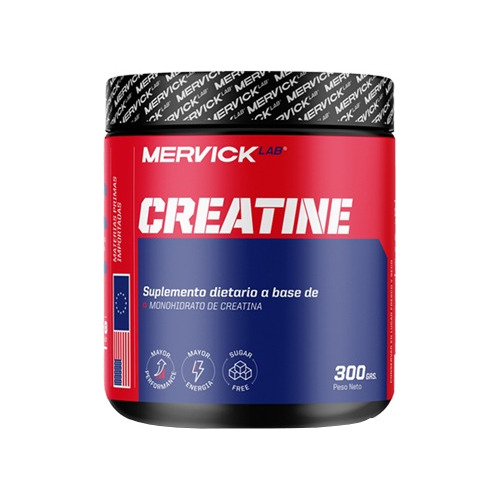 Mervick Lab Creatina Monohidrato Premium Potenciador 300g