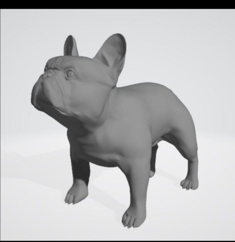 Bulldog Francés Set 3 Figuras Archivo Stl Para Impresion 3d 