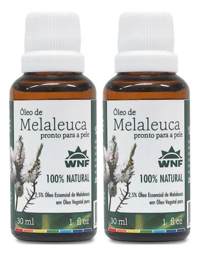 Óleo Melaleuca Pronto Para Uso Pele Ajuda Dermatite - 2 Un