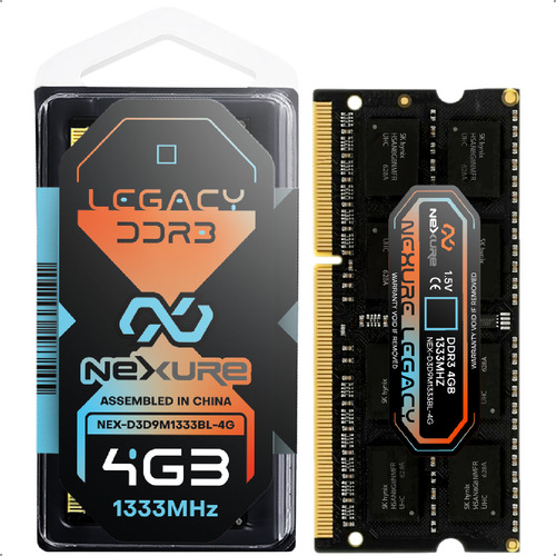 Memória Ram 4gb Ddr3 1333mhz 1.5v Nexure Legacy Notebook Sodimm Cl9