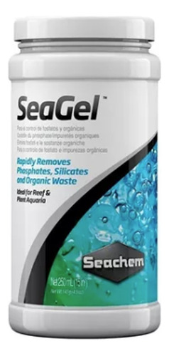 Seagel 250ml Seachem Carvão + Removedor Fosfato Silicato