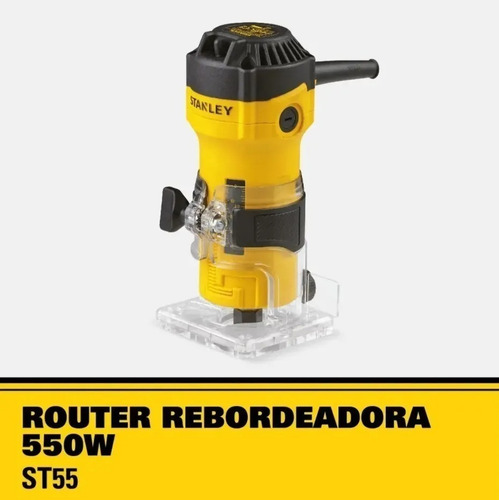 Fresadora Router Rebordeadora Stanley St55 550w