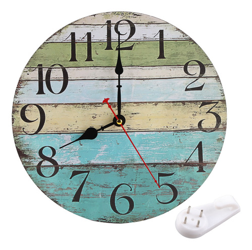 Reloj De Pared Vintage, Decorativo, Sin Tictac, Para Vivir