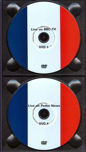 The Beatles Box 4 Dvd Live On Bbc -tv-pathe News Europeo New
