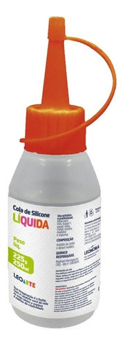 Cola Silicone Isopor, Metal,vidro, Tecido, Eva, Madeira 225g