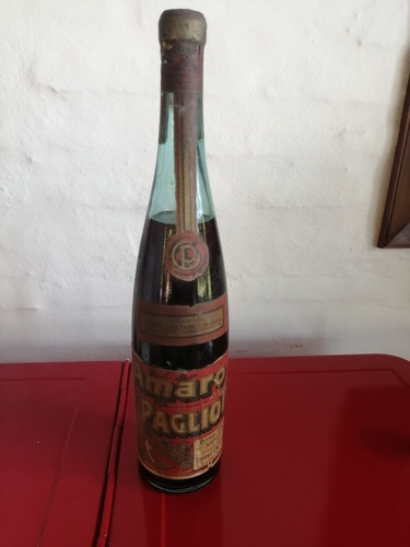 Amaro Pagliitti Bitter / Botella  Año 1898Impecable Estado