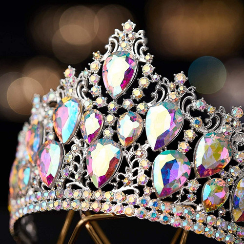 Corona Tiara De Boda Para Novia Diadema De Princesa De Metal